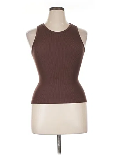 Pre-owned Ododos Active Tank Top In Brown