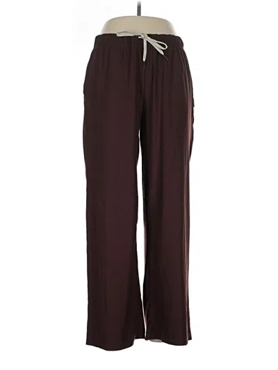 Pre-owned Ododos Casual Pants In Burgundy