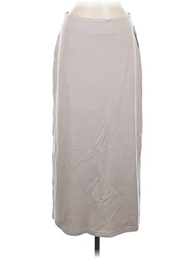 Pre-owned Ododos Casual Skirt In Gray