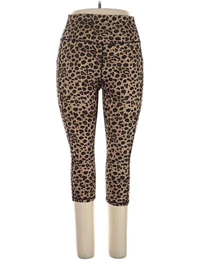 Pre-owned Ododos Leggings In Gold
