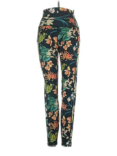 Pre-owned Ododos Leggings In Green