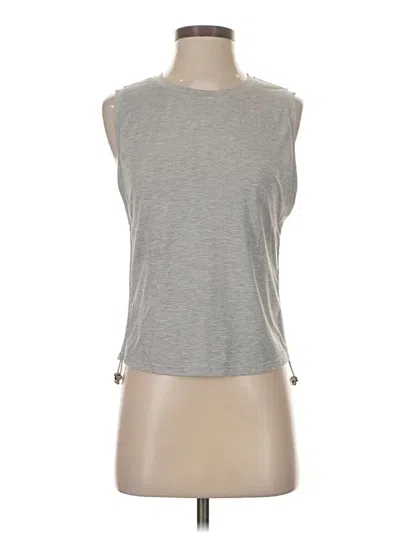 Pre-owned Ododos Sleeveless Top Gray Boatneck Tops
