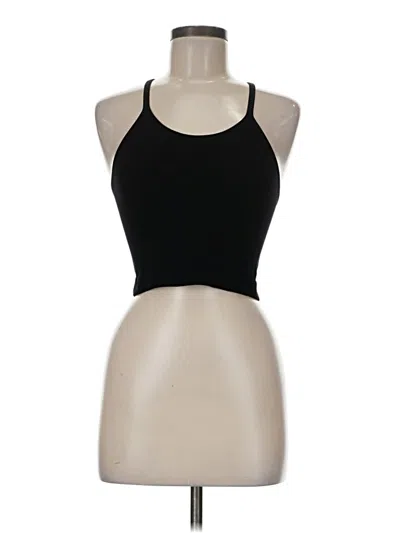 Pre-owned Ododos Tank Top Black Halter Neckline Tops