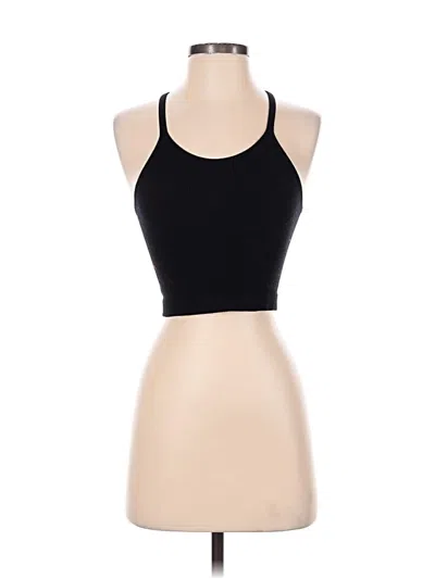 Pre-owned Ododos Tank Top Black Halter Neckline Tops