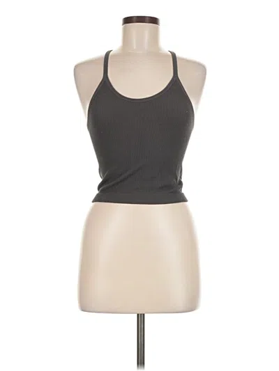 Pre-owned Ododos Tank Top Gray Halter Neckline Tops