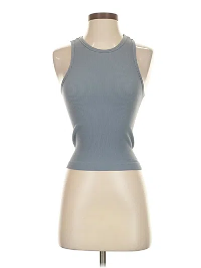 Pre-owned Ododos Tank Top Gray Halter Neckline Tops