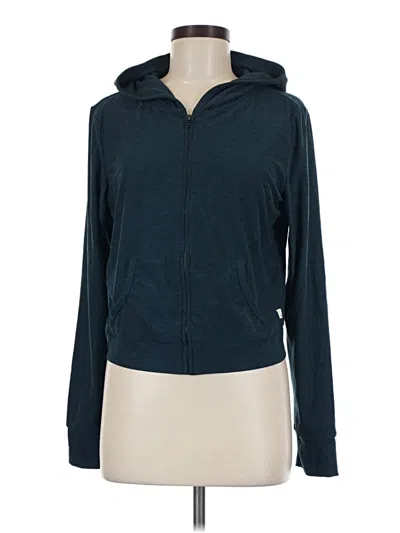 Pre-owned Ododos Zip Up Hoodie In Teal