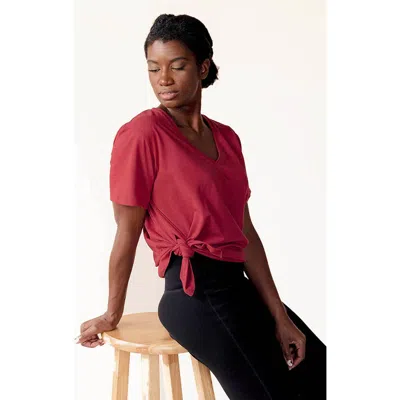 Of An Origin Everywhere Nursing & Maternity V-neck Tee  The Bold Collection