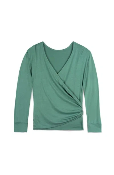 Of An Origin Nursing & Maternity Everywhere Long-sleeve Wrap Blouse