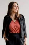 Of An Origin Postpartum, Maternity & Beyond Cape Blazer