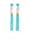 Of Rare Origin Bloom Multi-stone Earrings In Blue