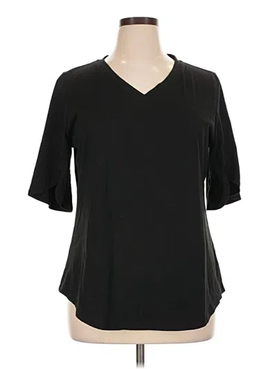Pre-owned Ofeefan 3/4 Sleeve T-shirt In Black