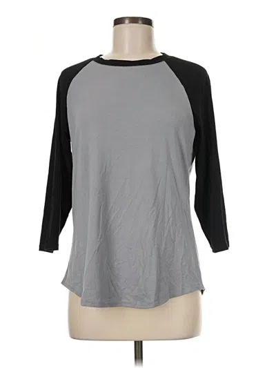 Pre-owned Ofeefan 3/4 Sleeve T-shirt In Gray