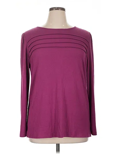 Pre-owned Ofeefan 3/4 Sleeve T-shirt In Purple