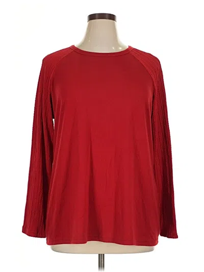 Pre-owned Ofeefan 3/4 Sleeve T-shirt In Red