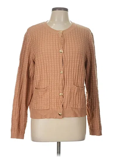 Pre-owned Ofeefan Cardigan Sweater In Brown