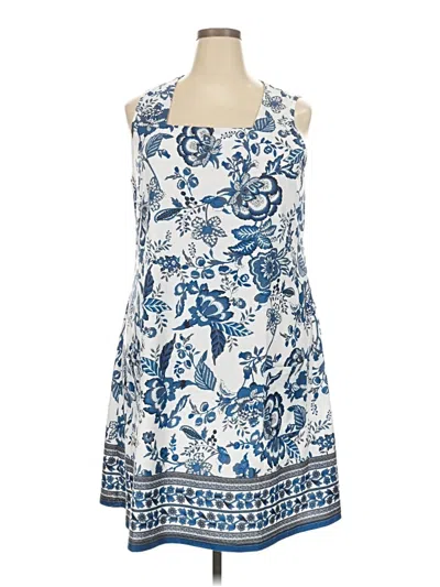 Pre-owned Ofeefan Casual Dress In Blue