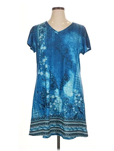Pre-owned Ofeefan Casual Dress In Blue