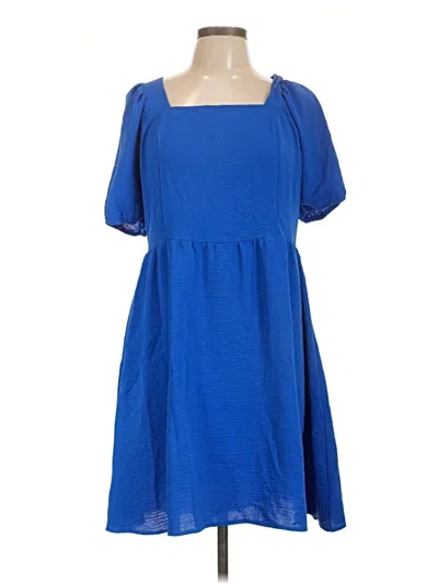 Pre-owned Ofeefan Casual Dress In Blue