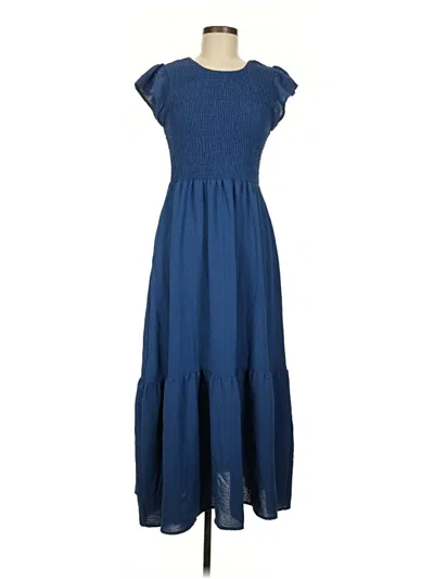 Pre-owned Ofeefan Casual Dress In Blue
