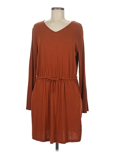 Pre-owned Ofeefan Casual Dress In Brown