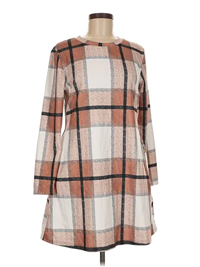 Pre-owned Ofeefan Casual Dress In Brown