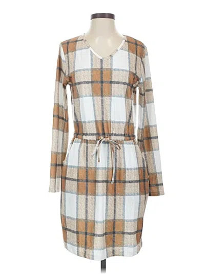 Pre-owned Ofeefan Casual Dress In Brown