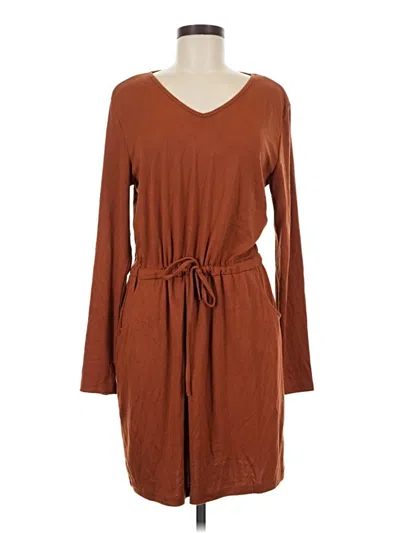 Pre-owned Ofeefan Casual Dress In Brown
