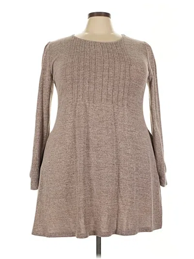 Pre-owned Ofeefan Casual Dress In Brown