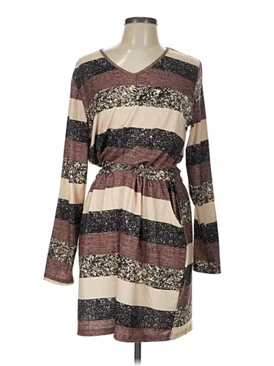 Pre-owned Ofeefan Casual Dress In Brown