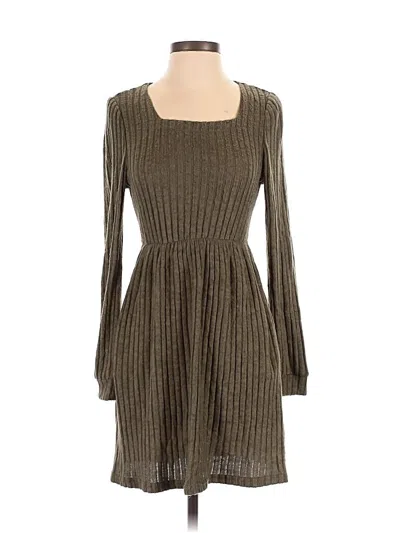 Pre-owned Ofeefan Casual Dress In Brown