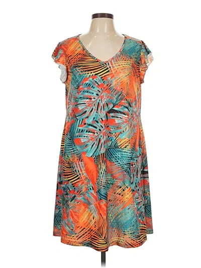 Pre-owned Ofeefan Casual Dress In Orange