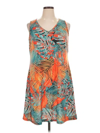 Pre-owned Ofeefan Casual Dress In Orange