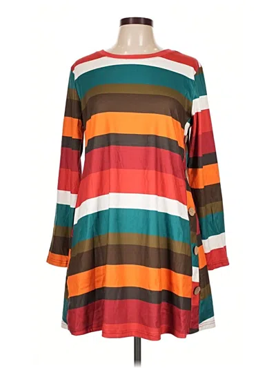 Pre-owned Ofeefan Casual Dress In Orange