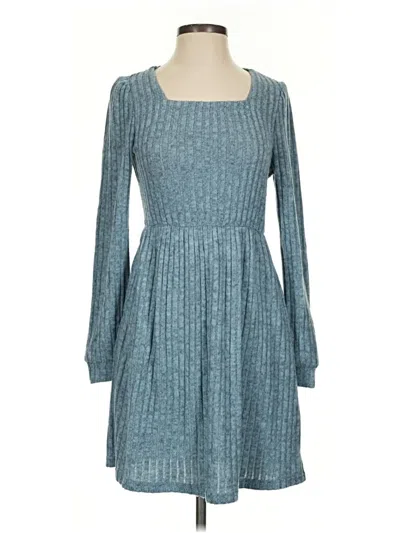 Pre-owned Ofeefan Casual Dress In Teal