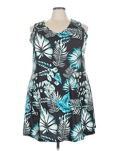 Pre-owned Ofeefan Casual Dress In Teal