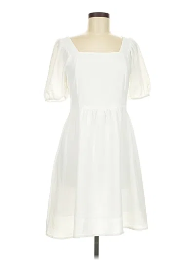 Pre-owned Ofeefan Casual Dress In White