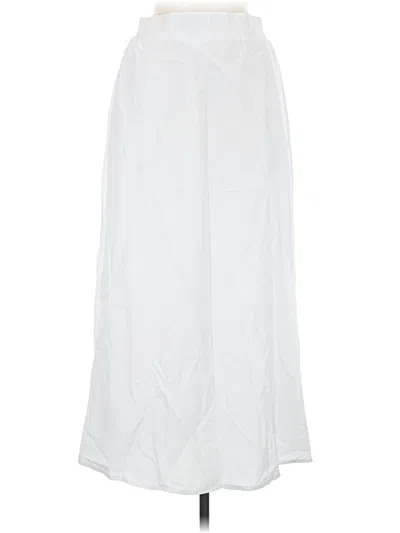 Pre-owned Ofeefan Formal Skirt In White