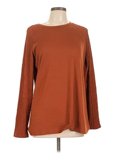 Pre-owned Ofeefan Long Sleeve T-shirt In Brown