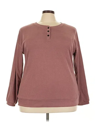 Pre-owned Ofeefan Pullover Sweater In Burgundy