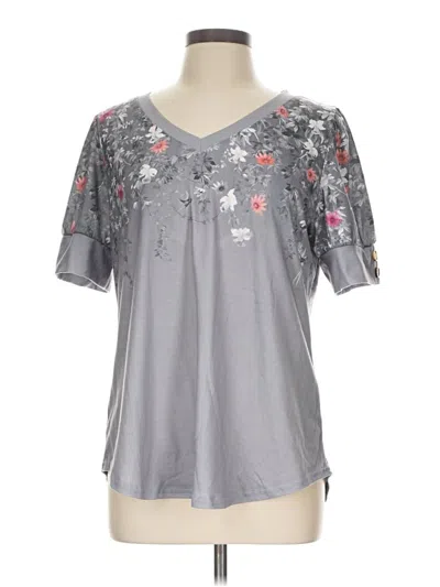Pre-owned Ofeefan Short Sleeve T-shirt In Gray