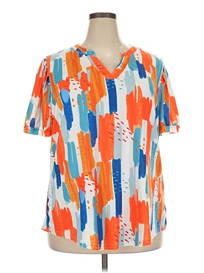 Pre-owned Ofeefan Short Sleeve T-shirt In Orange