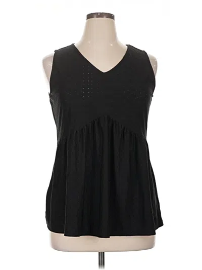 Pre-owned Ofeefan Sleeveless Blouse In Black