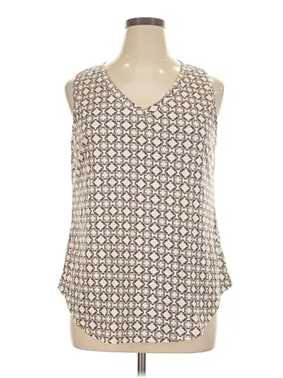 Pre-owned Ofeefan Sleeveless Blouse In Ivory