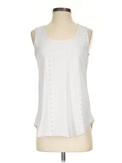 Pre-owned Ofeefan Sleeveless Blouse In White