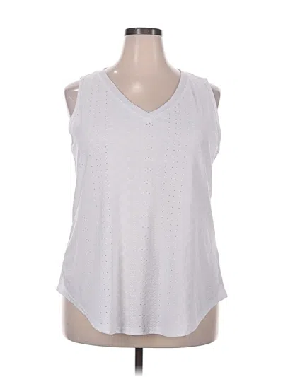 Pre-owned Ofeefan Sleeveless Blouse In White