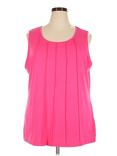 Pre-owned Ofeefan Sleeveless T-shirt In Pink