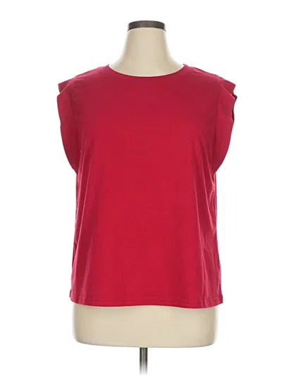 Pre-owned Ofeefan Sleeveless T-shirt In Red