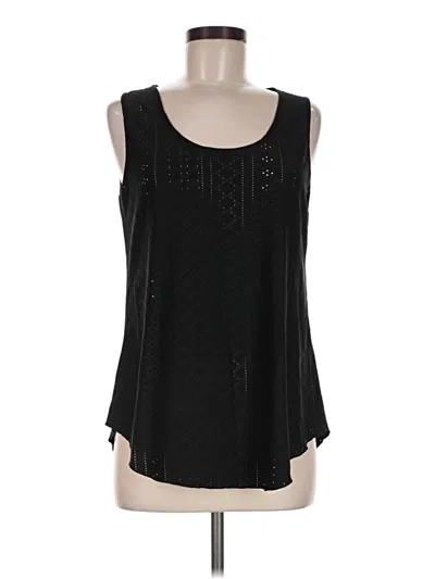 Pre-owned Ofeefan Tank Top Black Scoop Neck Tops