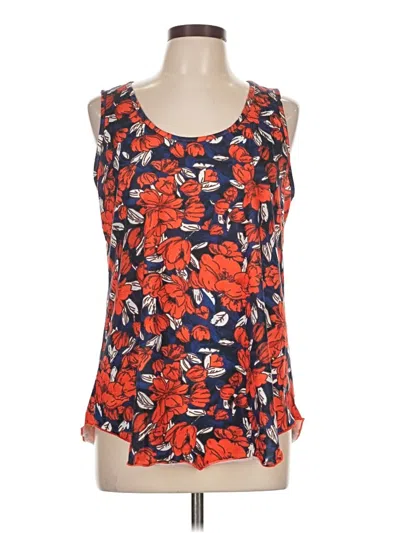 Pre-owned Ofeefan Tank Top Red Strapless Neckline Tops